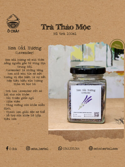Trà Hoa Lavender - Hoa Oải Hương